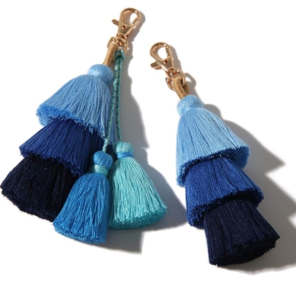 Bohemian Handmade Fringe Cute Keychains for Handbag/Purse - Picture 3 of 6